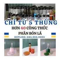 Hơn 40 công thức phân bón lá